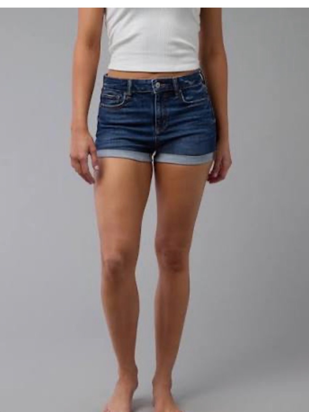 New/no tag American Eagle Midi Shorts-8